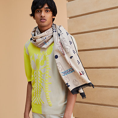 Zigzag muffler | Hermès USA Zigzag muffler | Hermès USA